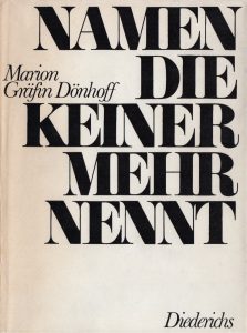 Buchcover des Buches von Dönhoff